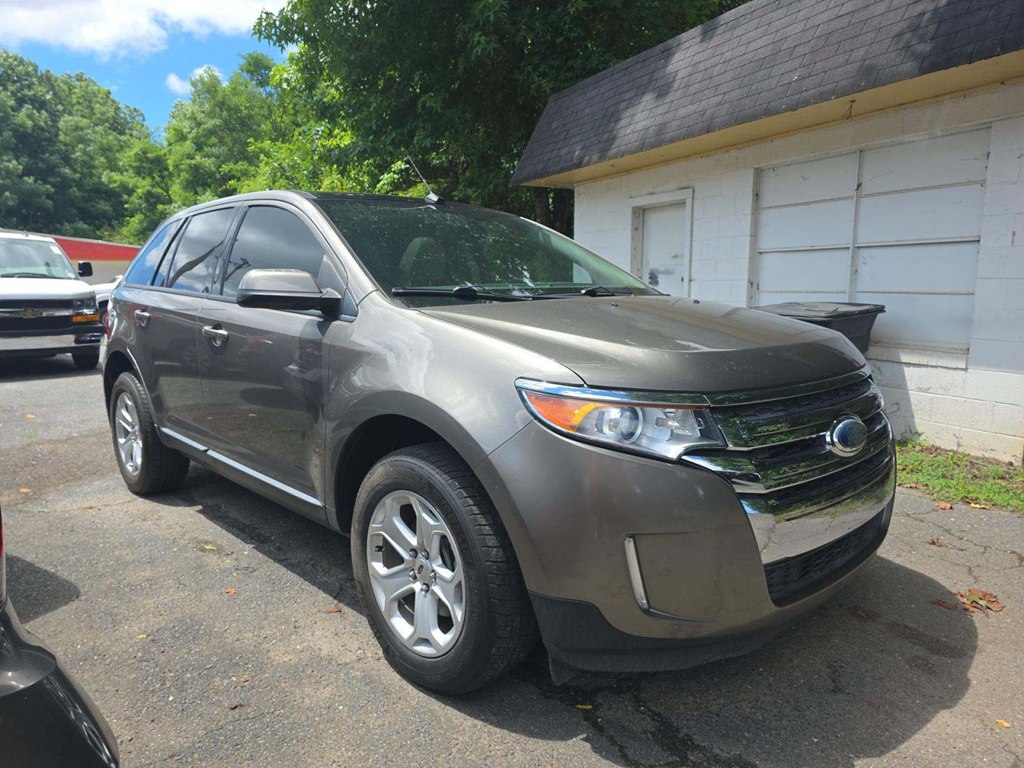 Used 2013 FORD EDGE SEL SUV, TAN 3.5L Gas FWD