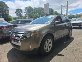 Used 2013 FORD EDGE SEL SUV, TAN 3.5L Gas FWD