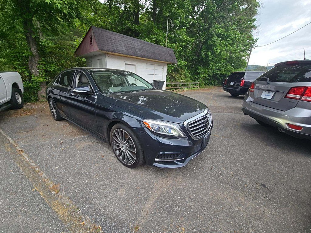 Used 2015 MERCEDES-BENZ S-CLASS S 550 Sedan, BLUE 4.7L Gas RWD