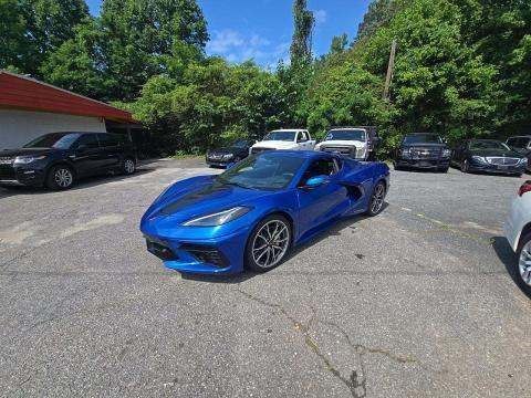 Used 2023 CHEVROLET CORVETTE STINGRAY Coupe, BLUE 6.2L Gas RWD
