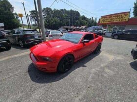 Used 2013 FORD MUSTANG V6 Coupe, RED 3.7L Gas RWD