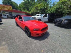 Used 2013 FORD MUSTANG V6 Coupe, RED 3.7L Gas RWD