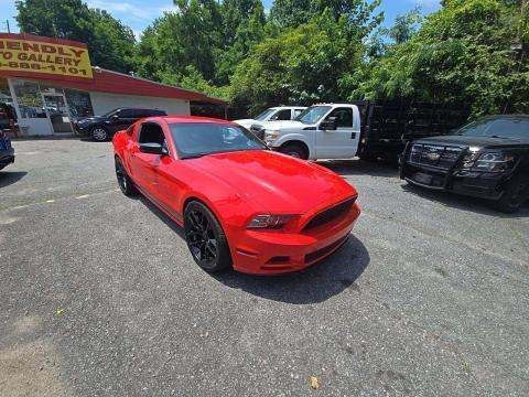 Used 2013 FORD MUSTANG V6 Coupe, RED 3.7L Gas RWD
