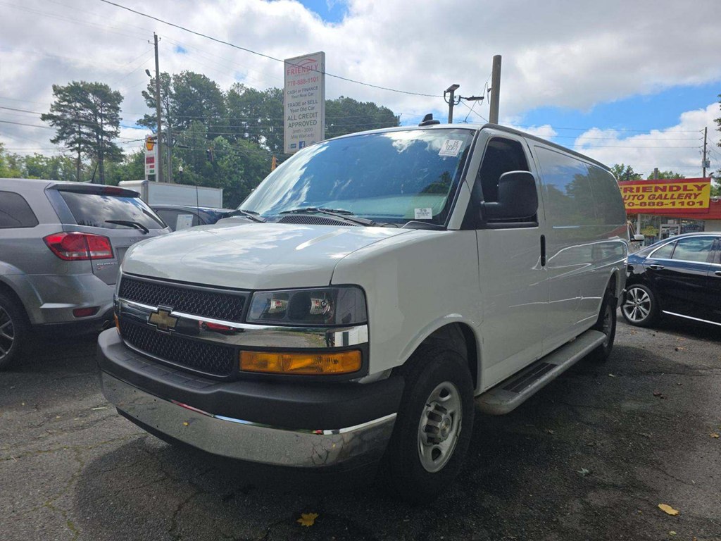 Used 2025 CHEVROLET EXPRESS CARGO VAN Sedan, WHITE  Gas