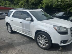 Used 2016 GMC ACADIA DENALI SUV, WHITE 3.6L Gas AWD