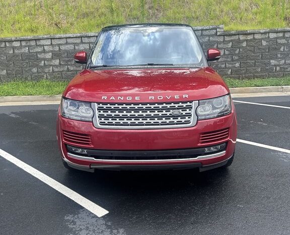 
								Used 2017 LAND ROVER RANGE ROVER SUPERCHARGED SUV, RED 5.0L Gas AWD full									