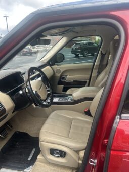 Used 2017 LAND ROVER RANGE ROVER SUPERCHARGED SUV, RED 5.0L Gas AWD