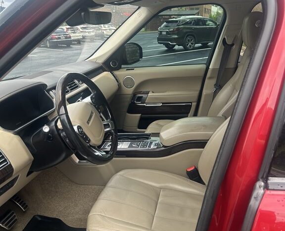 
								Used 2017 LAND ROVER RANGE ROVER SUPERCHARGED SUV, RED 5.0L Gas AWD full									