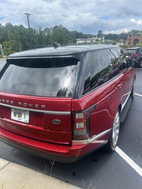 Used 2017 LAND ROVER RANGE ROVER SUPERCHARGED SUV, RED 5.0L Gas AWD