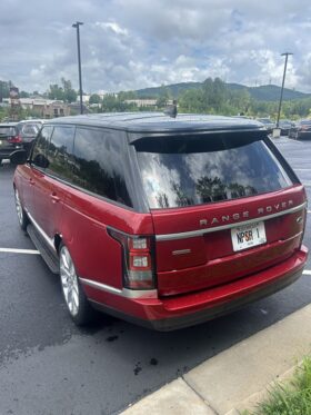 Used 2017 LAND ROVER RANGE ROVER SUPERCHARGED SUV, RED 5.0L Gas AWD