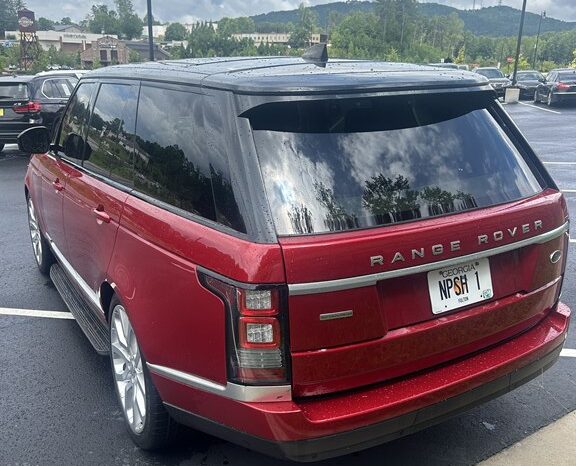 
								Used 2017 LAND ROVER RANGE ROVER SUPERCHARGED SUV, RED 5.0L Gas AWD full									
