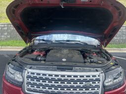 Used 2017 LAND ROVER RANGE ROVER SUPERCHARGED SUV, RED 5.0L Gas AWD