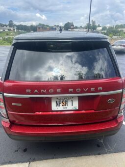 
										Used 2017 LAND ROVER RANGE ROVER SUPERCHARGED SUV, RED 5.0L Gas AWD full									