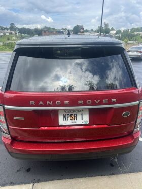 Used 2017 LAND ROVER RANGE ROVER SUPERCHARGED SUV, RED 5.0L Gas AWD