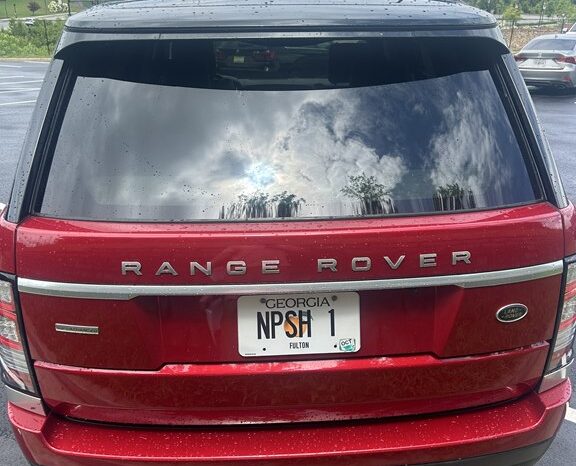 
								Used 2017 LAND ROVER RANGE ROVER SUPERCHARGED SUV, RED 5.0L Gas AWD full									