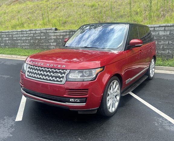 
								Used 2017 LAND ROVER RANGE ROVER SUPERCHARGED SUV, RED 5.0L Gas AWD full									