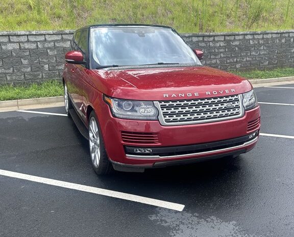 
								Used 2017 LAND ROVER RANGE ROVER SUPERCHARGED SUV, RED 5.0L Gas AWD full									