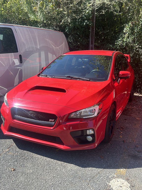 Used 2016 SUBARU WRX STI Sedan, RED 2.5L Gas AWD