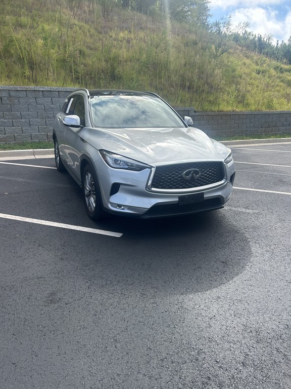 Used 2021 INFINITI QX50 LUXE Wagon, SILVER 2.0L Gas FWD