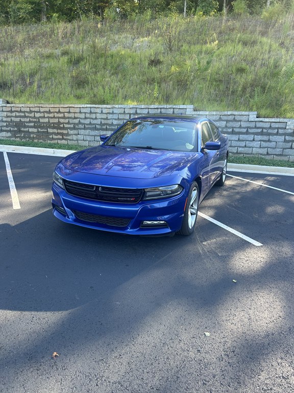 Used 2018 DODGE CHARGER SXT PLUS Sedan, BLUE 3.6L Electric RWD