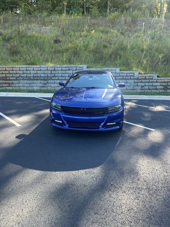 Used 2018 DODGE CHARGER SXT PLUS Sedan, BLUE 3.6L Electric RWD