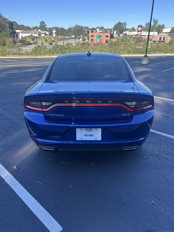Used 2018 DODGE CHARGER SXT PLUS Sedan, BLUE 3.6L Electric RWD