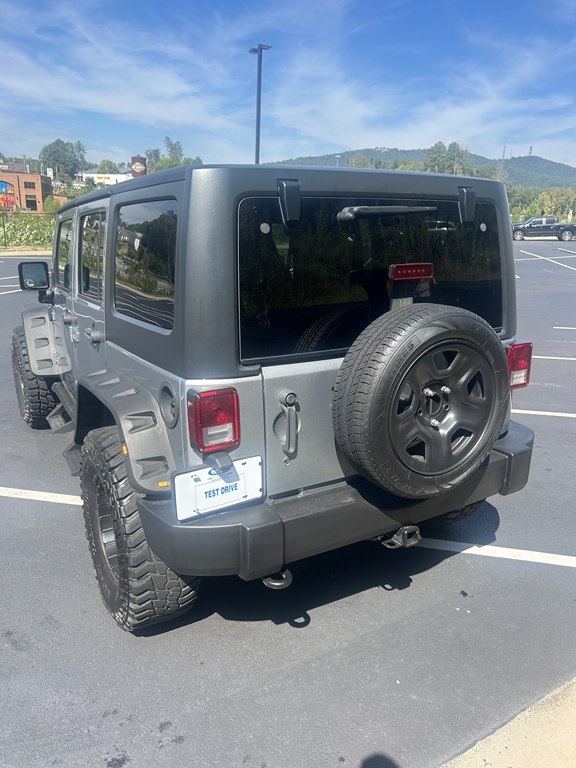 Used 2017 JEEP WRANGLER UNLIMI SPORT SUV, GREY 3.6L Gas 4WD