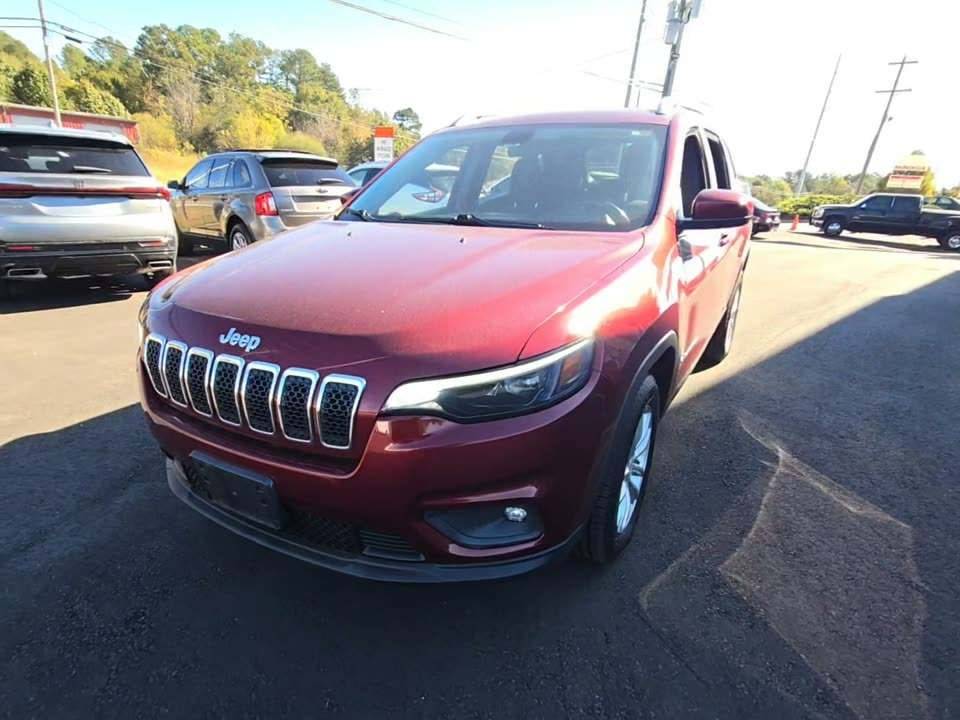 Used 2019 JEEP CHEROKEE LATITUDE SUV, MAROON 2.4L FWD Gas