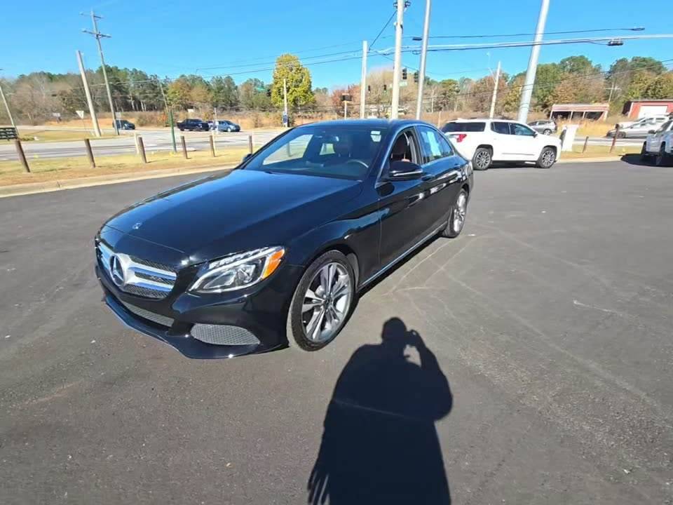 Used 2018 MERCEDES-BENZ C-CLASS C 300 Sedan, BLACK 2.0L RWD Gas