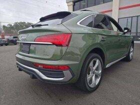 Used 2022 AUDI Q5 SPORTBACK QUATTRO S LINE PREM PLUS 45 TF SUV, GREEN 2.0L Other AWD