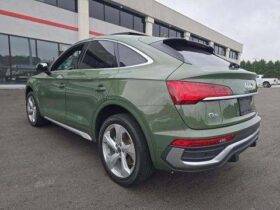 Used 2022 AUDI Q5 SPORTBACK QUATTRO S LINE PREM PLUS 45 TF SUV, GREEN 2.0L Other AWD