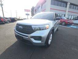 Used 2021 FORD EXPLORER BASE SUV, SILVER 3.3L AWD Hybrid