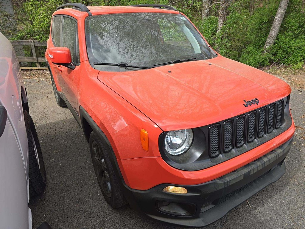 Used 2018 JEEP RENEGADE LATITUDE SUV, ORANGE 2.4L Flex FWD