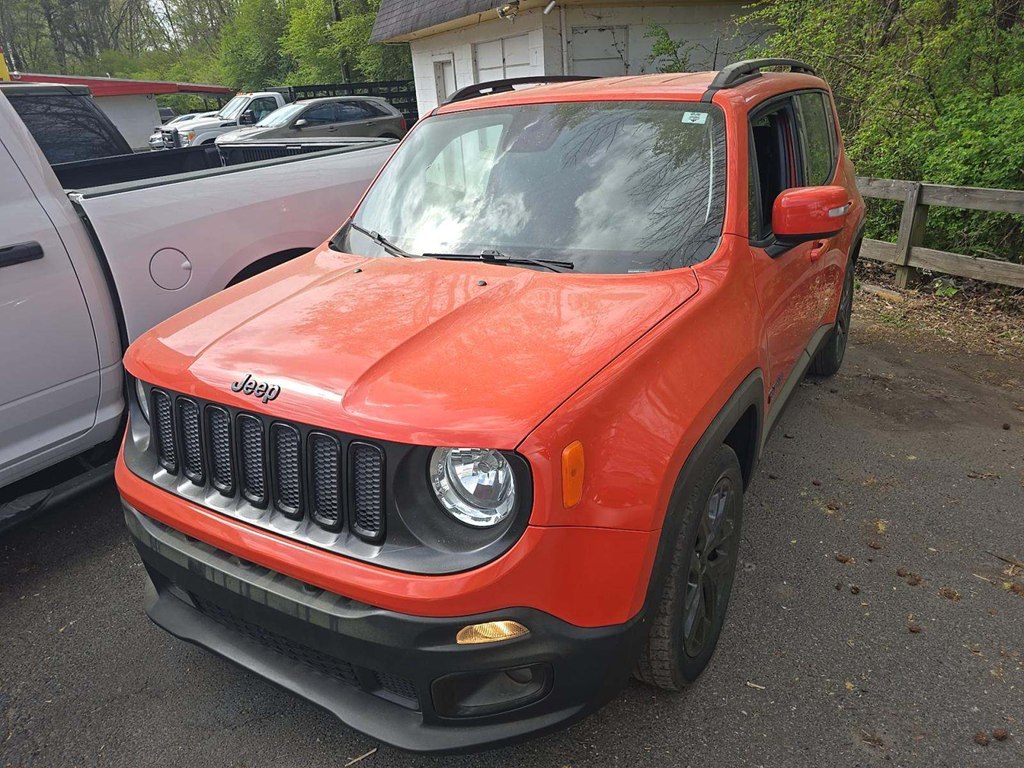 Used 2018 JEEP RENEGADE LATITUDE SUV, ORANGE 2.4L Flex FWD